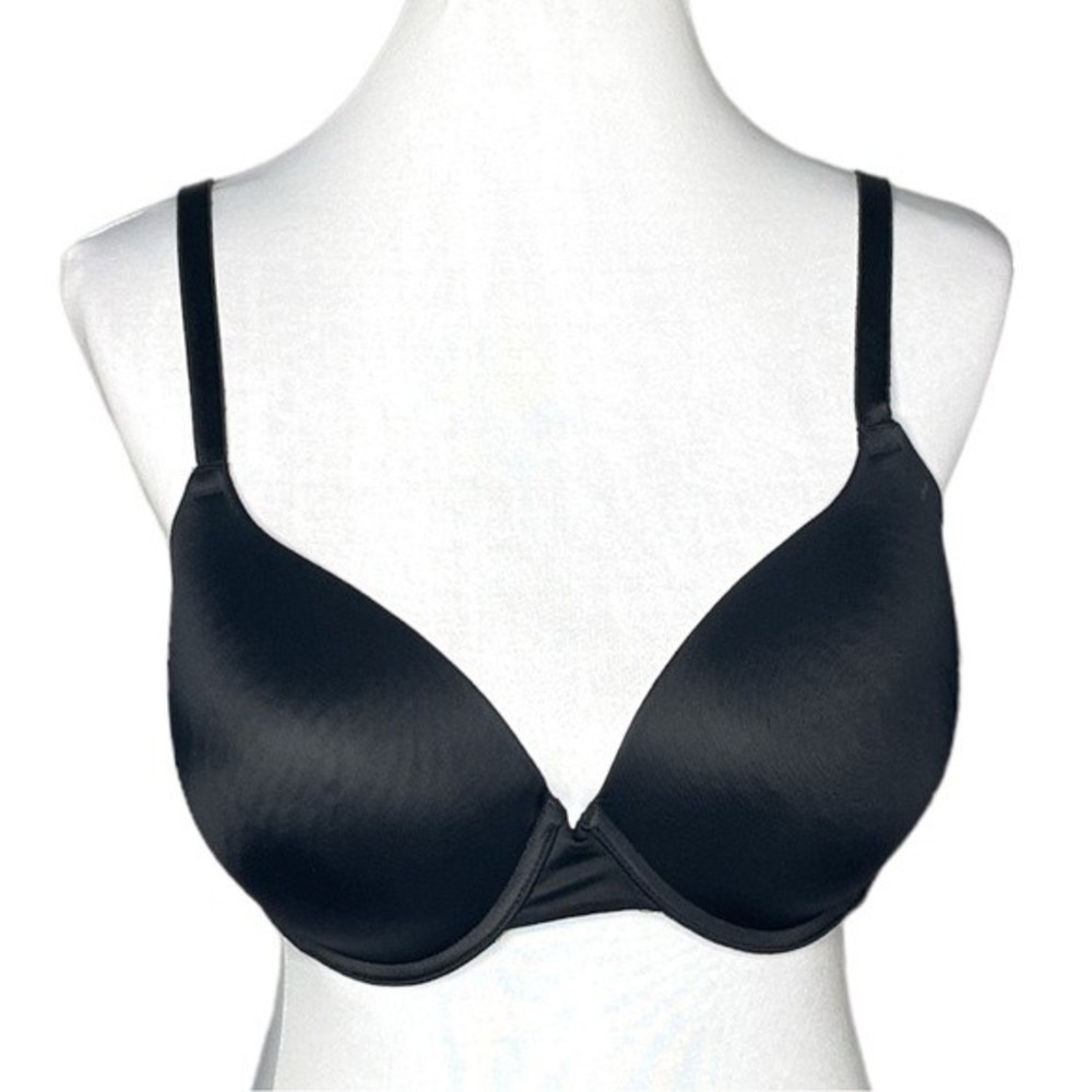 PINK Victoria’s Secret Wear Everywhere T-Shirt Lightly Lined Bra Black Size 36DD
